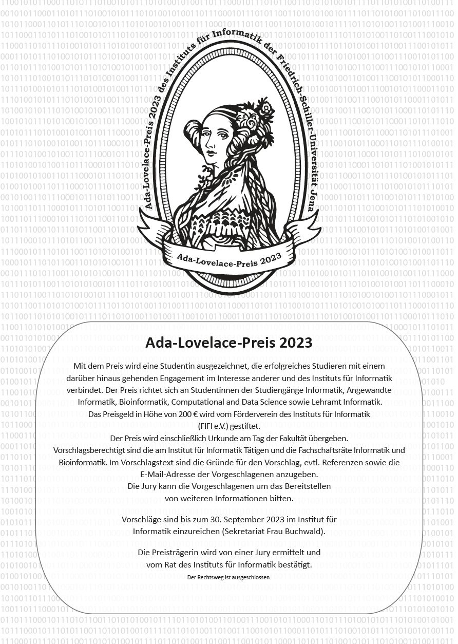 Poster Ada Lovelace Preis