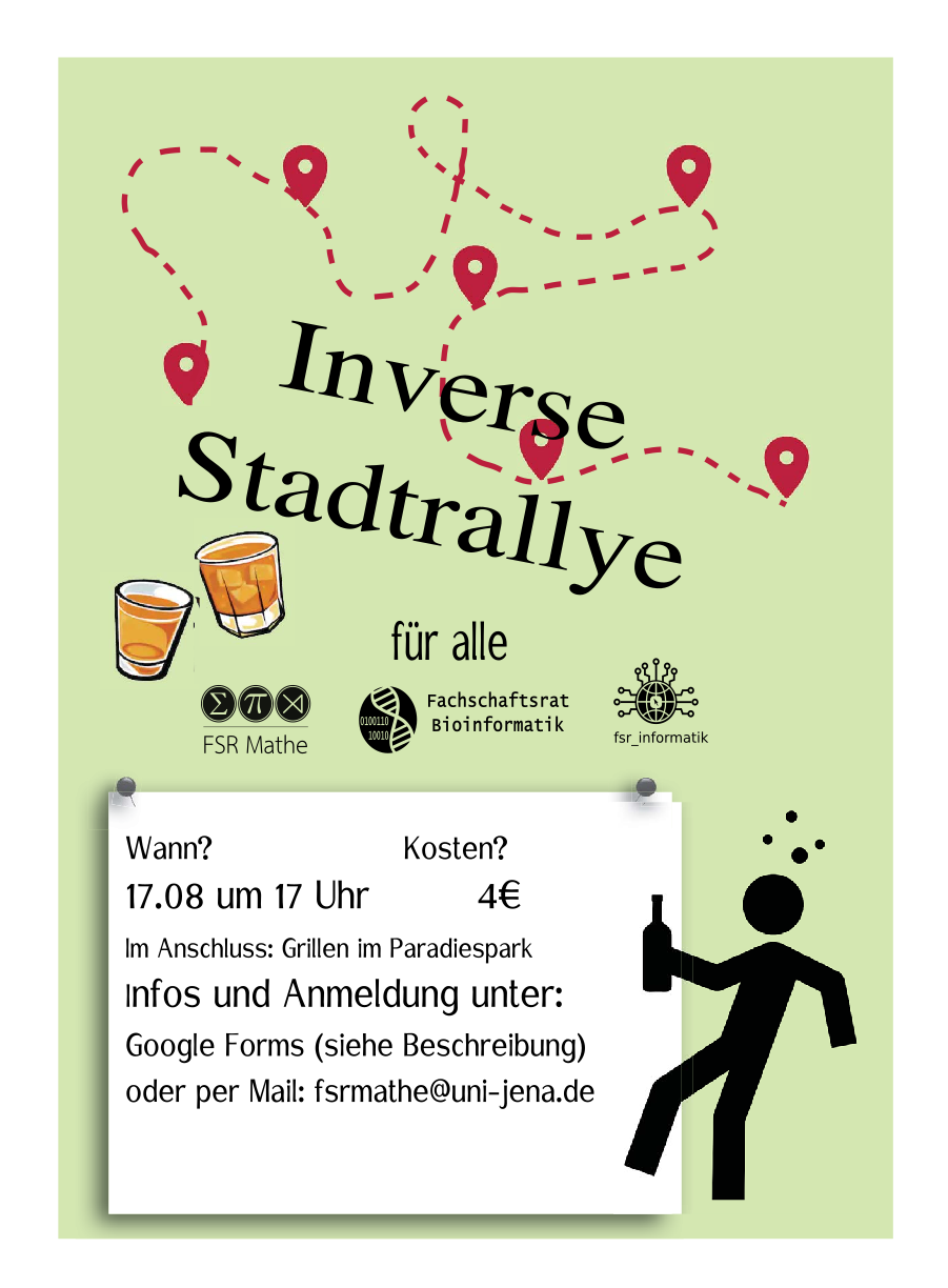 Die Inverse Stadtrallye steht an!