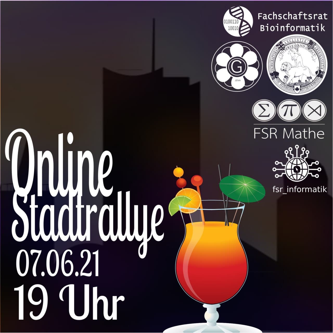 Plakat Online Rallye
