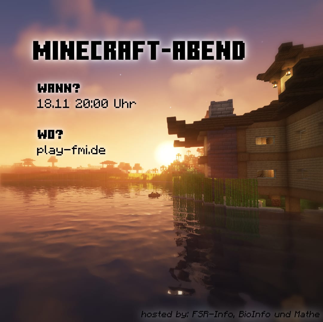 Poster Minecraft Abend